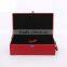 Luxury PU leather wine gift box set with foam insert