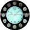 Glass photo wall clock