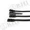 Black Nylon Material double loop cable tie