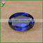 wholesale high quality AAAAA oval cut 34# artificial synthetic blue corundum