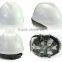 HDPE material V style and strengthen 8 fixed points harness adjustable safety helmet