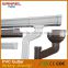 100% new material anti-fading White Brown Gray Wanael Kenya PVC Rain Vinyl Gutter