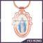 Hot Sale Customized Virgin Mary zinc alloy material digital printed keychains