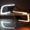 1 Pair Car 12V 12W LED DRL Daytime Running Light Turn Signal Fog Lamp For Nissan Murano 2015 2016