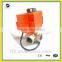 3 way electric water ball valve stainless steel material