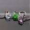 Exquisite optional color crystal keychains for gifts or decoration