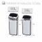 8 10 13 Gallon Infrared Touchless Dustbin Stainless Steel Waste bin electric infrared motion plastic trash can SD-007