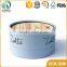 Sweet handmade customized recycled paper soap box round shaped paper box