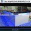 Rectangle modern appearance led salad bar counter with cabinet