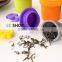 Creative Living Product, food grade pot-flower silicone tea ball strainer for promotion