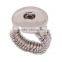 Hot Sale Fashion Snap Button Ring Woman Attactive Key Ring for Sale 2015