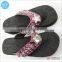 Supply machining rubber strap flip flop fashion lady flip flops