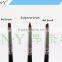 ANY Cheap Black Wood Handle 3PCS Nail Art Custom Design Nail Brush Set