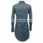 Cusom Long Shirt Dresses with Hem
