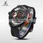 WEIDE popular brand best selling products sports watch men silicone band dual time stainless steel back water resistant watches