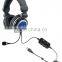 7.1 Virtual surround sound USB headset with removable mic & LED logo lighting, foldable PC gaming headset