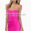 2016 designer-one-piece-party-dress off shoulder Backless Pleated evening Dress
