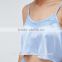 women new sexy nighty design lace crochet crop top and short pajama set women