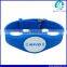 Customized waterproof soft PVC Rfid Wristband for swimming Pool