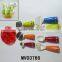 7pcs Plastic Handle Kitchen Tools with stand