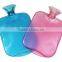 rectangle shaped pvc transparent hot water bottle