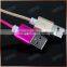 Hot Sale Factory Direct Braided USB Cable For Iphone Android 2 in 1 USB Data Cable 1M
