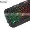 Factory cheaper USB wired Seven color backlit gaming keyboard