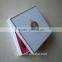 Hot gold stamping logo printed hard paper gift box