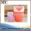 fashion plastic trash can/ colorful plastic waste can/home use garbage can