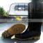 Black PVC Safety boots rain boots gumboots with steel toe cap and steel plate mid-sole