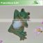 Yoga glaze ceramic frog figurine
