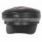 New Women's Black 100% Real Sheepskin Leather hat