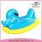 China made colorful tri-color children plastic rocking horse