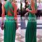Green Back Prom Sleeveless Maxi Out Dress LC60134