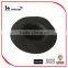 new fashion ladies popular wide brim black felt fedora hat with band