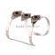 2016 New Gold Luxury Cuff Wide Full Rhinestone Women Fashion Alloy Metal Bangles