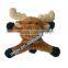Hot selling plush hippo fridge magnet, plush animal fridge magnet