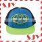Silk print 5-panel custom snapback trucker mesh cap