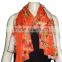 100% printed cotton scarf 2016-17