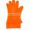 Wholesale Custom FDA Food Grade Waterproof L/XL Kitchen Heat Resistant Silicone Oven Gloves With Fingers