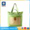 Popular sales green portable lightweight eco-friendly reuseable shopping bag