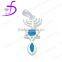 wholesale suppliers pave opal pendant 925 silver jewelry