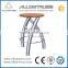 Aluminium no folded bar stools for comercial furnitures