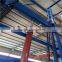 Guide rail hydraulic china lift platform/used cargo goods elevator/hydraulic lift machine