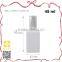 45ml amazing dark red square empty glass bottle with pump sprayer
