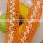 5cm Orange-white Lastest Wonderful Design of Guipure Lace Trim C500401