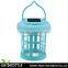 Item No.66282 Plastic Solar Led Lantern White Black Green Ningbo China Solar Outdoor Hanging Light