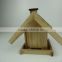 Decoratived Wooden Bird House Cage/bamboo wood bird cage