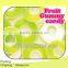 Fruit flavour sugar coated soft ring shape gummy vitamins