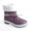 cheap Snow Boots with pedding style taup color